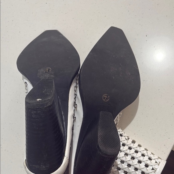 Jeffrey Campbell Waven Woven Leather Booties - Picture 6 of 11